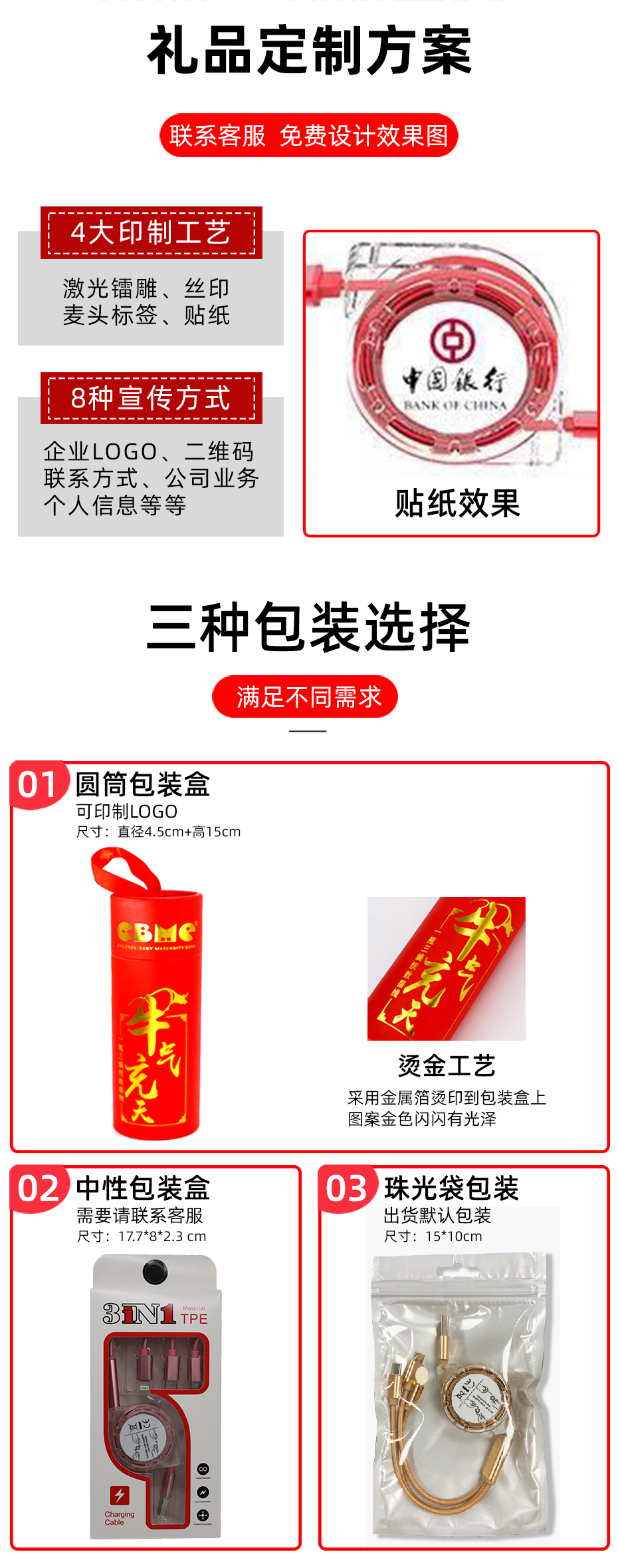 數(shù)據(jù)線禮品定制方案