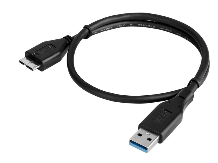 移動硬盤USB 3.0 Micro USB數(shù)據(jù)線，數(shù)據(jù)傳輸5Gbps